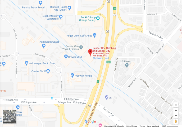 Hours & Directions Sender One Training Center Santa Ana, CA