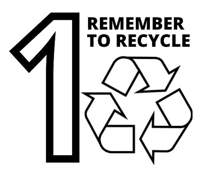 1. Remember to Recycle