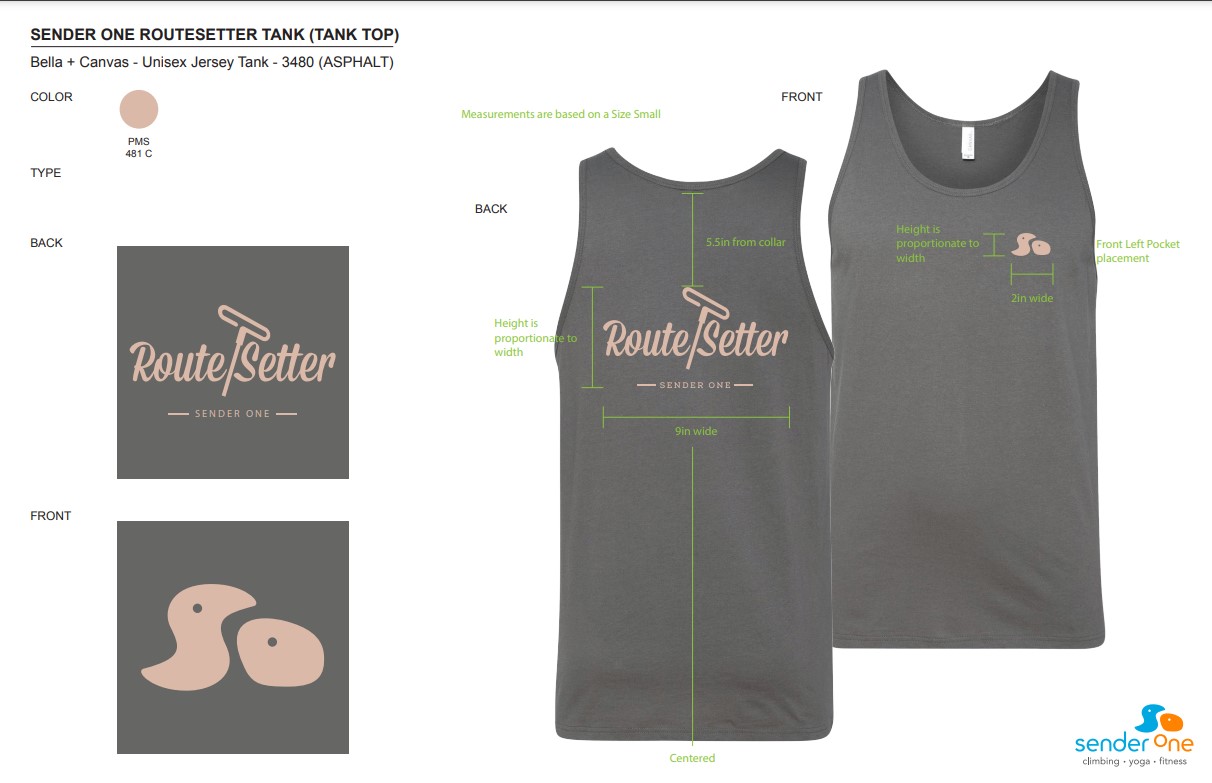 Routesetter Tank