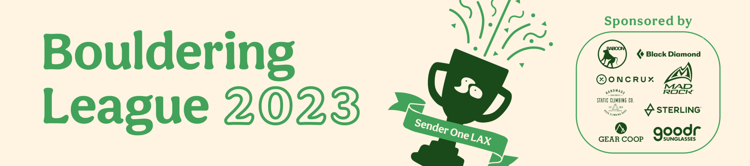 2023 Spring Bouldering League_Website Banner