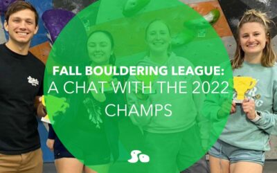 Fall Bouldering League: A Chat With The 2022 Champs