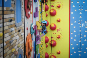 Kids Climbing in Sender City Lakewood