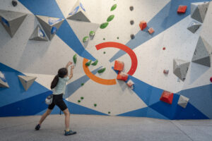Kid Climbing at Sender One Lakewood