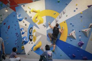 Members Rock Climbing at Sender One Lakewood