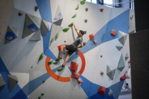 Climber at Sender One Lakewood