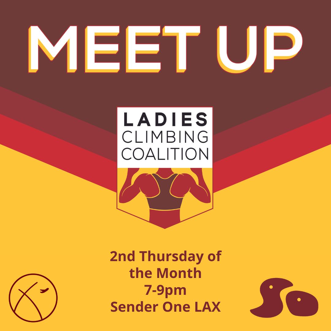 Ladies Climbing Coalition Meetup Flyer