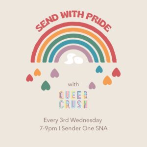 Send With Pride Meetup Flyer