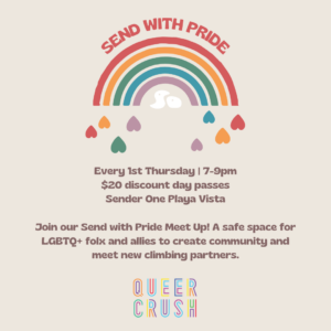 Send with Pride Meetup Flyer